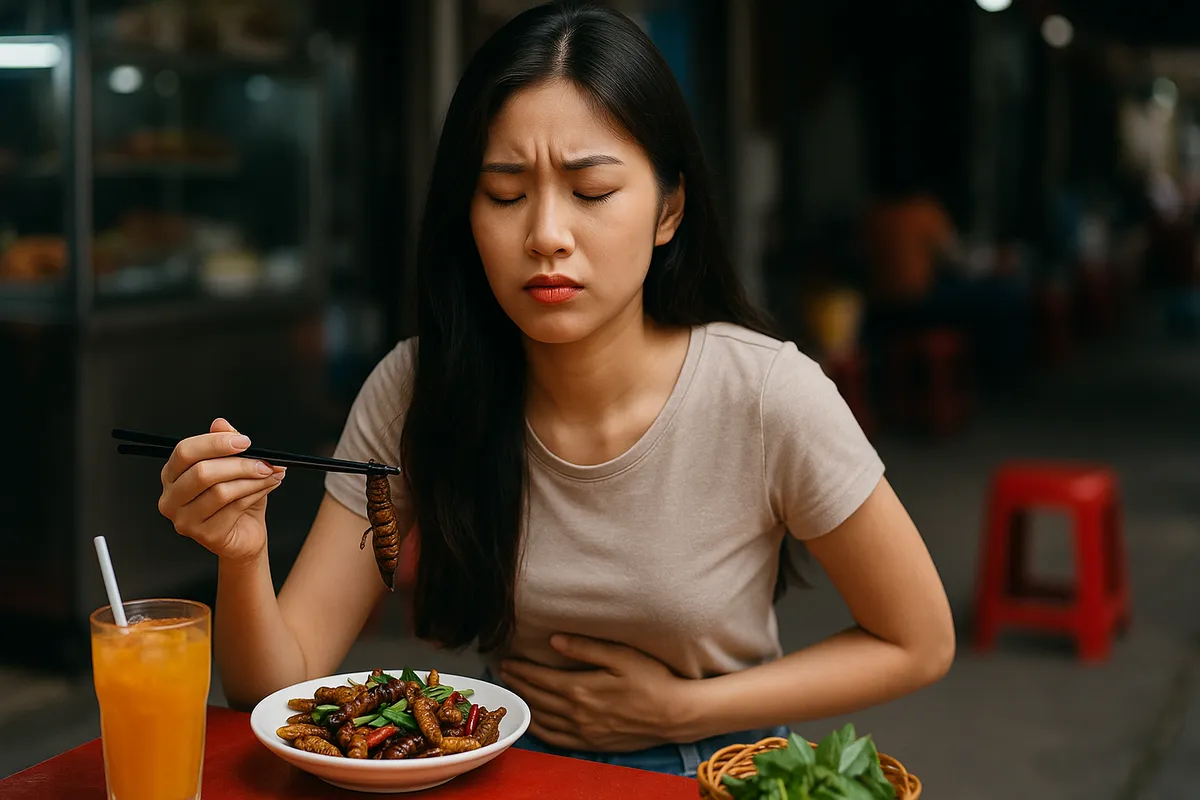 Eating experience to avoid stomachache due to strange food in remote areas