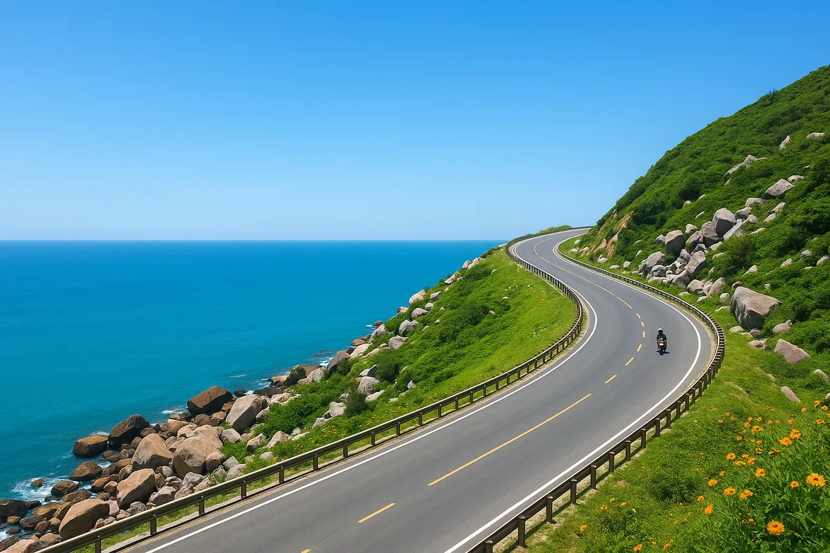 Captivating coastal roads for check-in