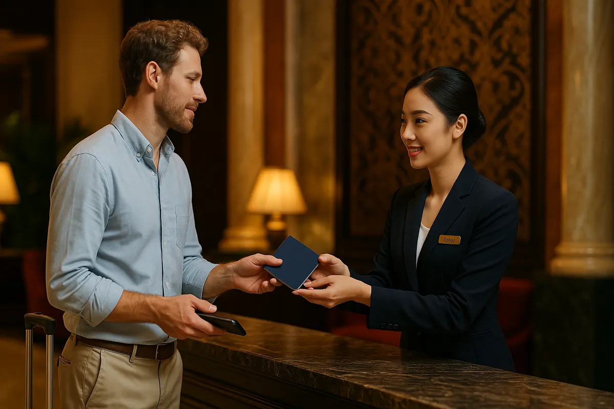Hotel check-in procedures for foreign guests coming to Vietnam