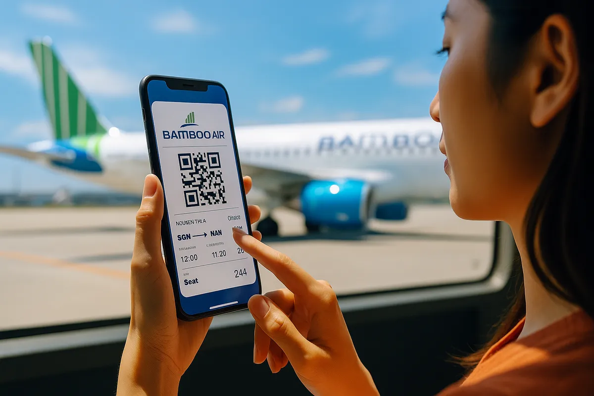 Detailed instructions for checking in online at Bamboo Airways for beginners