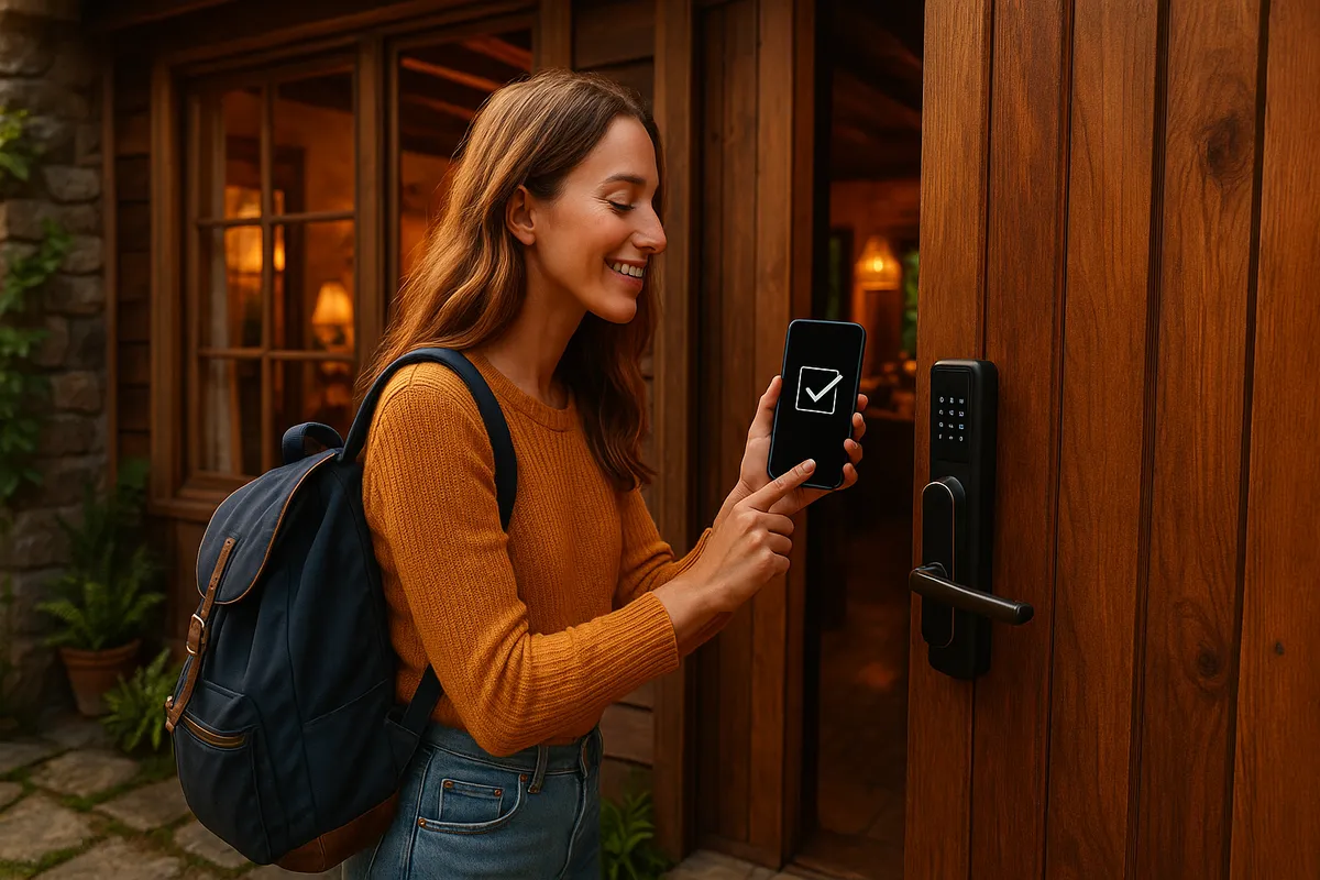 Detailed instructions on the basic check-in process for new homestay owners