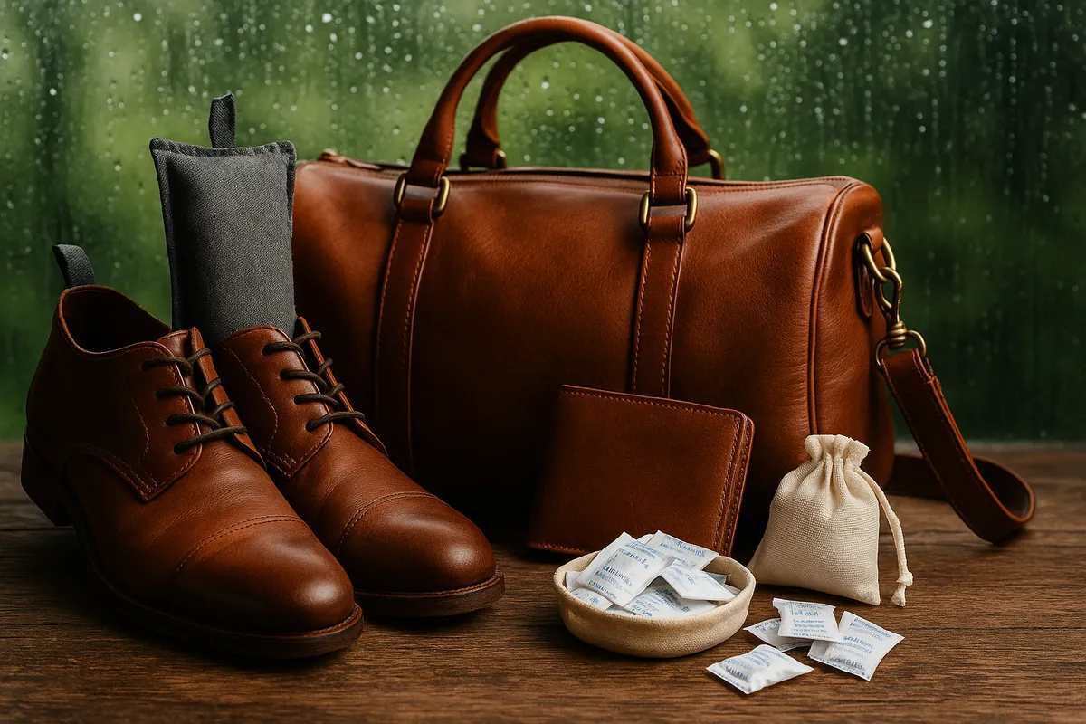 How to protect leather when traveling in wet areas