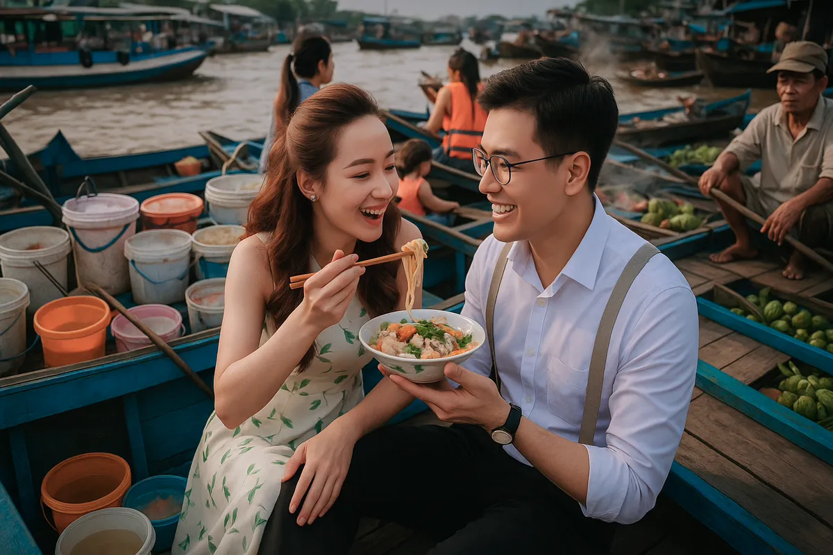 Kinh nghiệm du lịch Chợ nổi Cái Răng từ 5h sáng