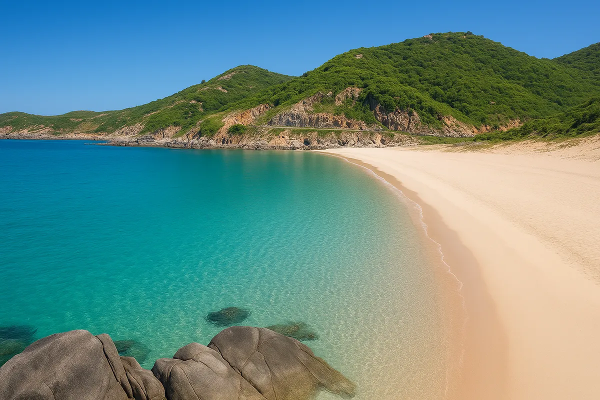 Ninh Chu Beach and the journey of slow living in the middle of white sand