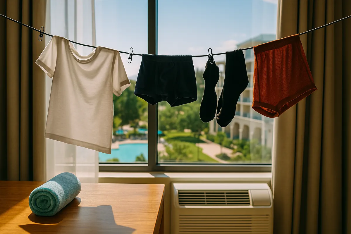 Mẹo giặt phơi nhanh quần áo khi du lịch dài ngày